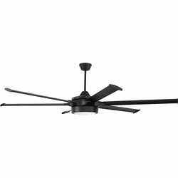 Craftmade PRT78FB6 Prost 78" Modern Flat Black LED 78" Home Ceiling Fan