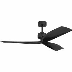 Craftmade RFK52FB3 Rafiki Modern Flat Black 52" Home Ceiling Fan