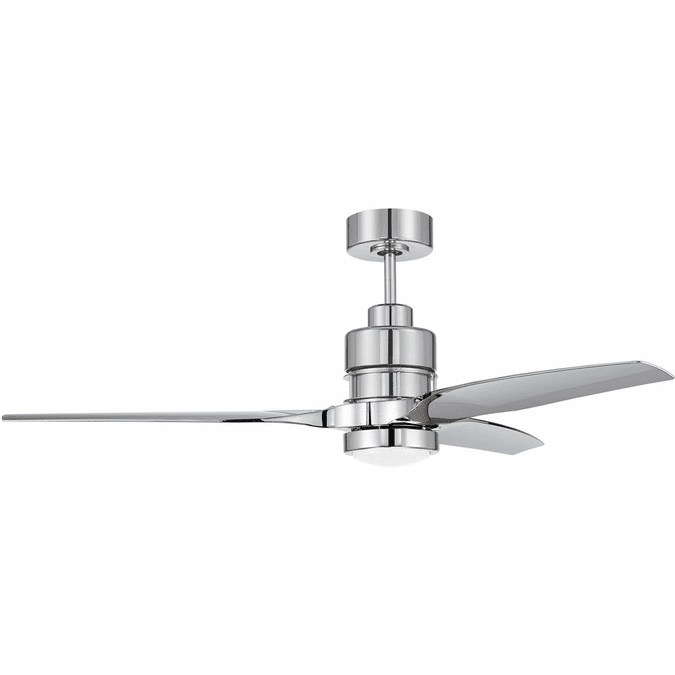 Craftmade SONWF52PLN3-PLNP Sonnet Modern Polished Nickel LED 52" Home Ceiling Fan