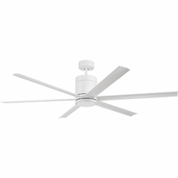 Craftmade TTE65W6 Tate Contemporary White LED 65" Ceiling Fan