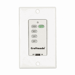 Craftmade UCI-WALL White Universal Intelligent Fan Wall Control