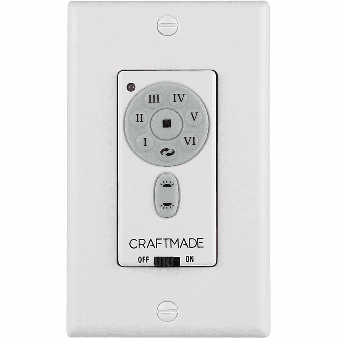 Craftmade WIDC-WALL Flat Black WIDC Wall Control System
