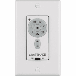 Craftmade WIDC-WALL Flat Black WIDC Wall Control System