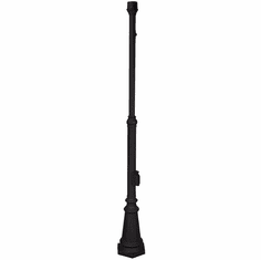 Craftmade Z8984-TB Modern Matte Black Outdoor Post