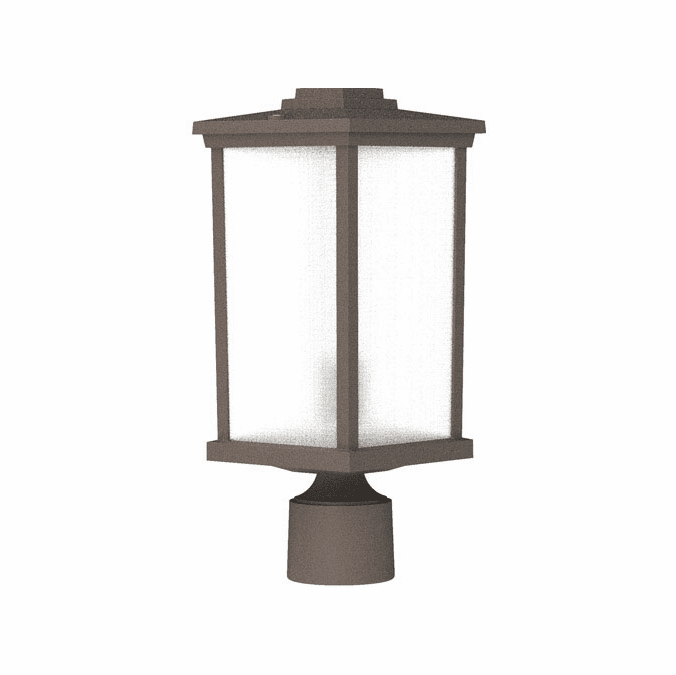 Craftmade ZA2415-BZ Resilience Lanterns Bronze Exterior Post Lamp