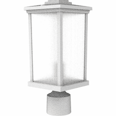 Craftmade ZA2415-TW Composite Lanterns Textured White Exterior Lamp Post Light Fixture