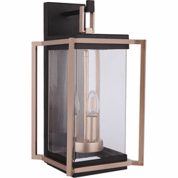 Craftmade ZA6514-MNSB Metalwork Midnight / Satin Brass Exterior Light Sconce