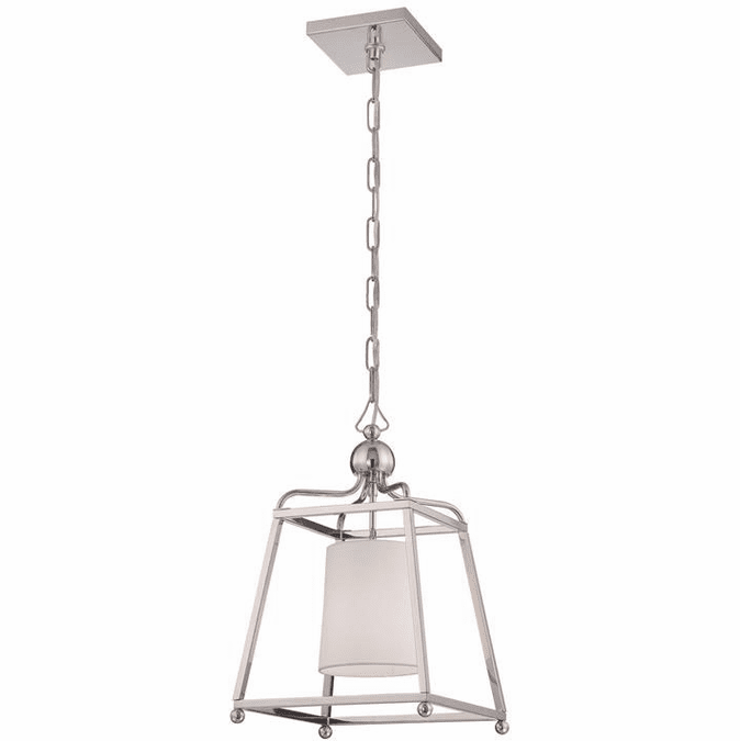 Crystorama 2240-PN Sylvan Polished Nickel Mini Pendant Light