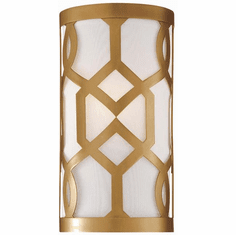 Crystorama 2262-AG Jennings Aged Brass Lighting Sconce