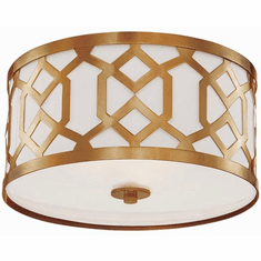 Crystorama 2263-AG Jennings Aged Brass Ceiling Light Fixture