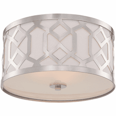 Crystorama 2263-PN Jennings Polished Nickel Flush Lighting
