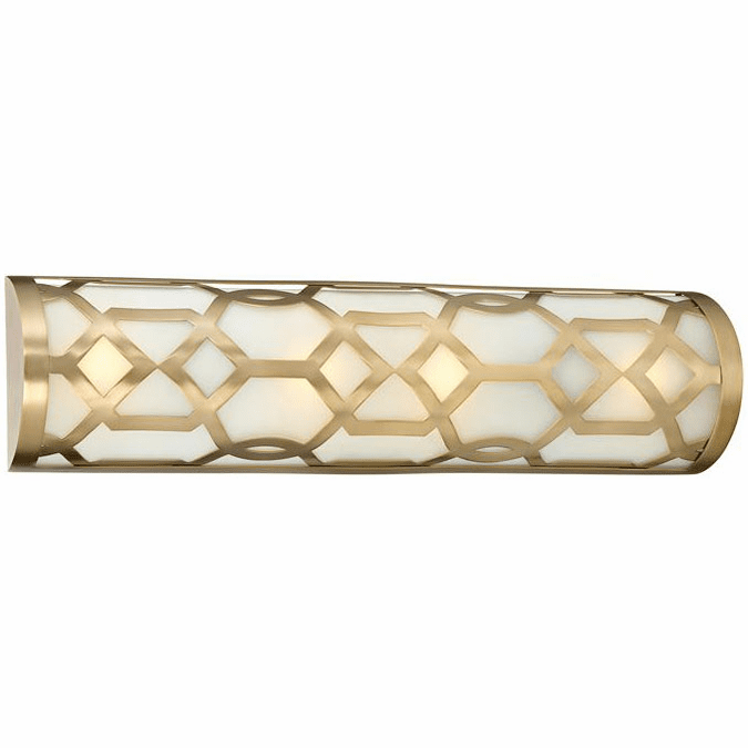 Crystorama 2264-AG-LED Jennings Contemporary Aged Brass LED Bathroom Lighting
