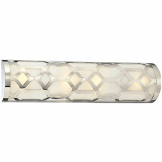 Crystorama 2264-PN-LED Jennings Modern Polished Nickel LED Lighting For Bathroom