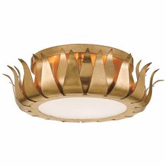 Crystorama 510-GA Broche Antique Gold Overhead Light Fixture