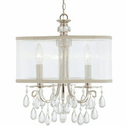 Crystorama 5623-CH Hampton Polished Chrome Mini Lighting Chandelier