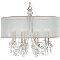 Crystorama 5628-CH Hampton Polished Chrome Chandelier Lighting