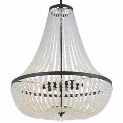 Crystorama 609-MK Rylee Matte Black Chandelier Lighting