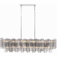 Crystorama ADD-317-CH-SM Addis Polished Chrome Kitchen Island Lighting