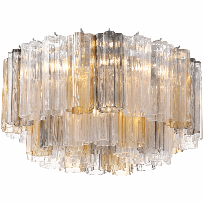 Crystorama ADD-321-CH-AU Addis Modern Polished Chrome Overhead Lighting