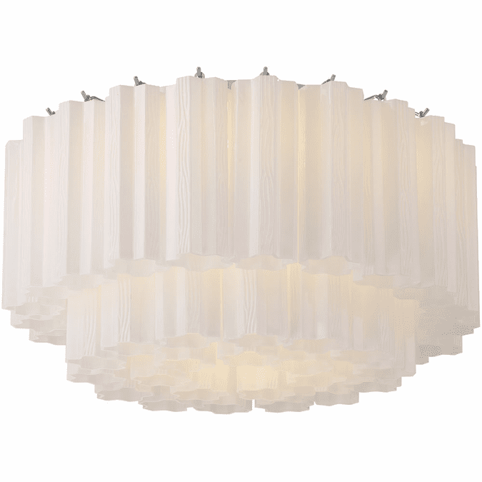 Crystorama ADD-321-CH-WH Addis Modern Polished Chrome Overhead Lighting
