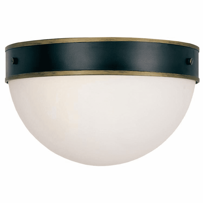 Crystorama CAP-8503-MK-TG Capsule Modern Matte Black / Textured Gold Exterior Ceiling Lighting