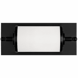 Crystorama FOS-A8050-MK Foster Modern Matte Black LED 12" Vanity Light