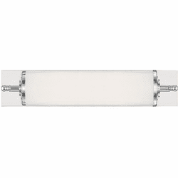 Crystorama FOS-A8051-CH Foster Contemporary Polished Chrome LED 24" Bath Light Fixture
