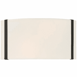 Crystorama FUL-902-BK Fulton Contemporary Black Wall Sconce Lighting