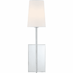 Crystorama LEN-251-CH Lena Polished Chrome Wall Light Sconce