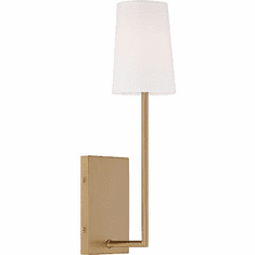 Crystorama LEN-251-VG Lena Modern Vibrant Gold Sconce Lighting