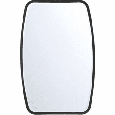 Crystorama LIN-M400-MK Lindee Contemporary Matte Black Mirror
