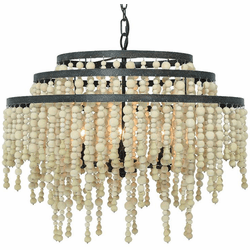 Crystorama POP-A5076-FB Poppy Forged Bronze Chandelier Light