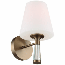 Crystorama RAM-A3401-VG Ramsey Contemporary Vibrant Gold Wall Mounted Lamp