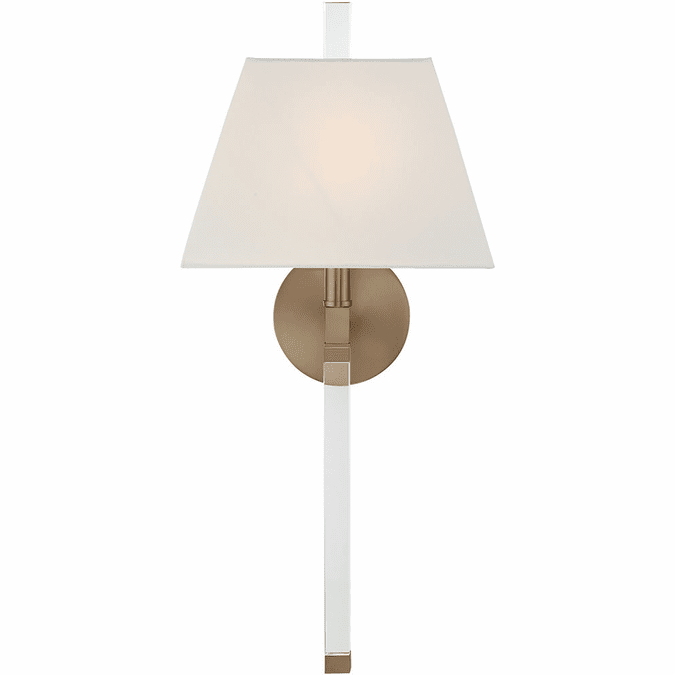 Crystorama REN-261-AG Renee Aged Brass Wall Lamp