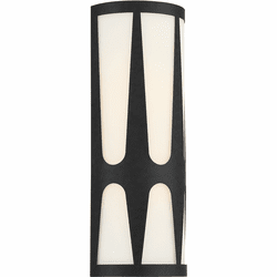 Crystorama ROY-802-BK Royston Modern Black Light Sconce