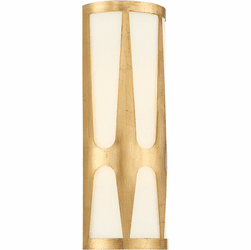 Crystorama ROY-802-GA Royston Contemporary Antique Gold Wall Lighting Sconce