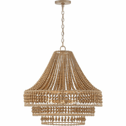 Crystorama SIL-B6006-BS Silas Modern Burnished Silver Chandelier Light