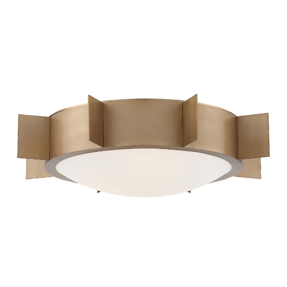 Crystorama SOL-A3103-VG Solas Contemporary Vibrant Gold Overhead Light Fixture
