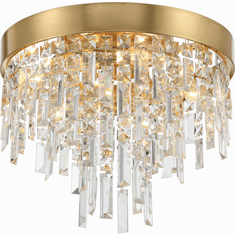Crystorama WIN-213-GA-CL-MWP Winfield Antique Gold Ceiling Lighting