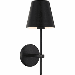 Crystorama XAV-B8321-MK Xavier Matte Black Sconce Lighting