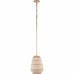 Crystorama ZAN-9011-SG Zanzibar Contemporary Soft Gold Mini Pendant Light