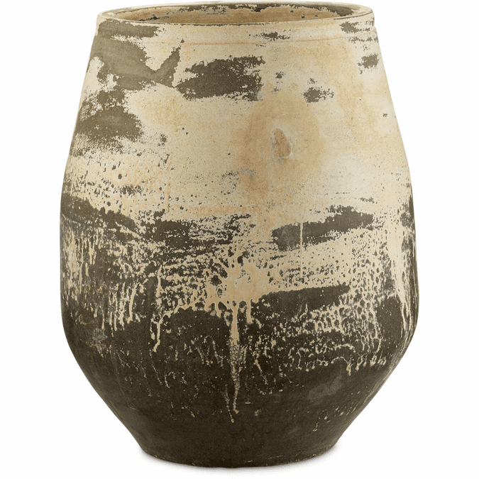 Currey & Company 2200-0016 Sicilia Modern Antique White Planter