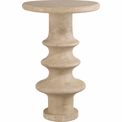Currey & Company 3000-0321 Rollins Modern Beige Accent Table