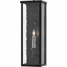 Currey & Company 5500-0037 Tanzy Modern Midnight Exterior Wall Light Fixture