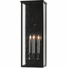 Currey & Company 5500-0039 Tanzy Modern Midnight Outdoor Wall Lighting