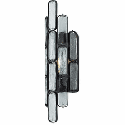 Currey & Company 5900-0053 Centurion Contemporary Clear / Satin Black Wall Lighting