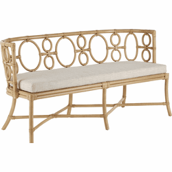 Currey & Company 7000-0592 Tegal Modern Natural Bench