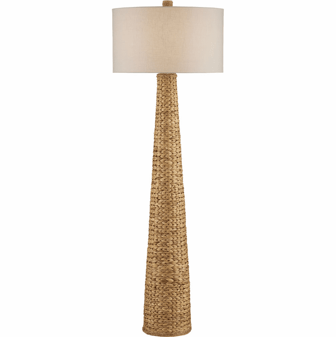Currey & Company 80000138 Birdsong Contemporary Natural Floor Lamp