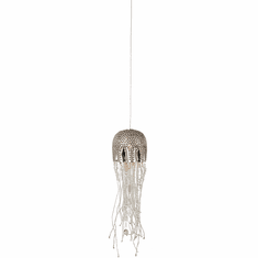 Currey & Company 9000-1026 Medusa Modern Nickel / Silver Mini Hanging Light Fixture