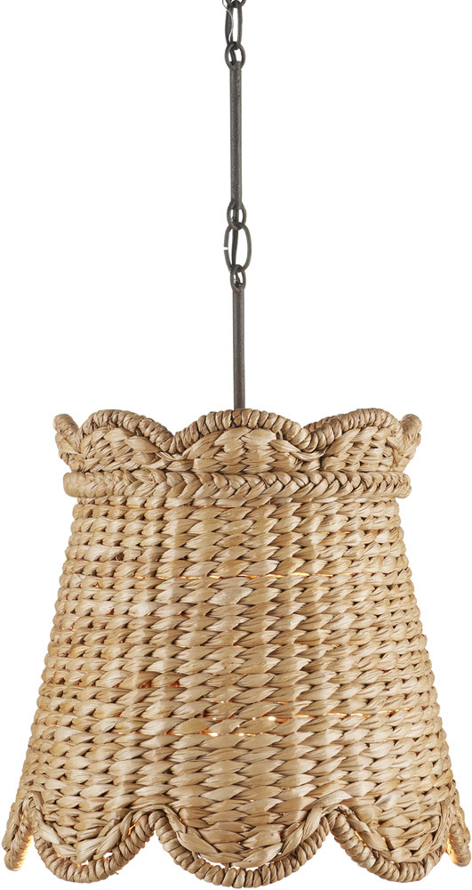 Currey & Company 90001117 Annabelle Contemporary Natural Pendant